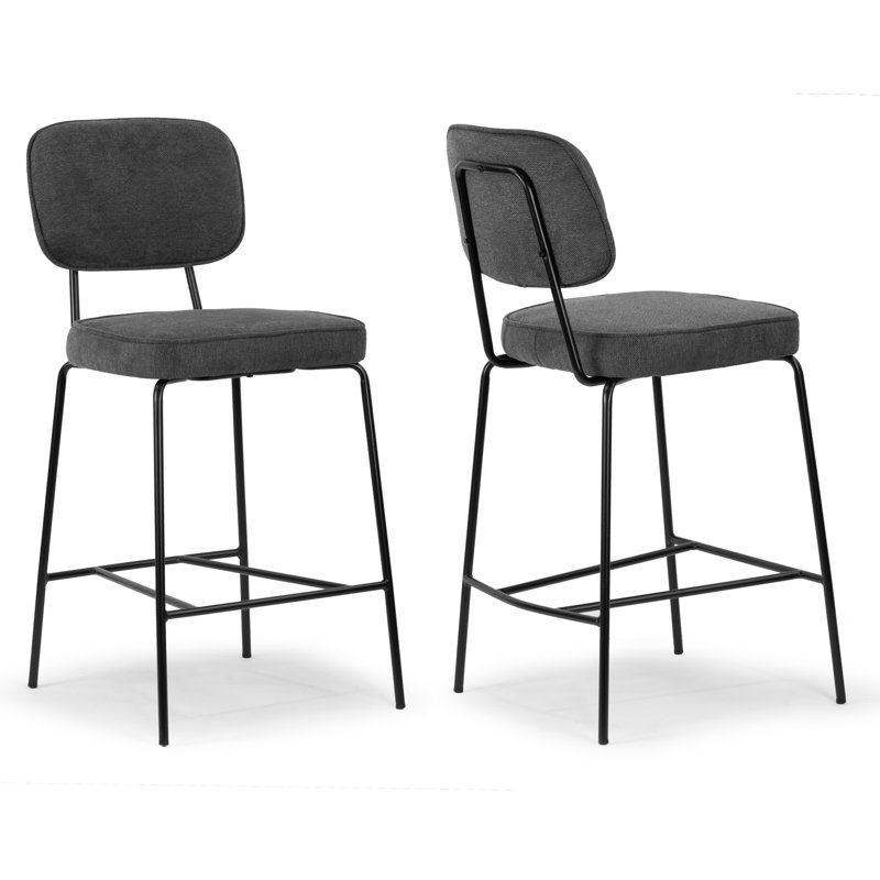 Tabouret de comptoir 26 po, Gris
