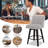 Loriell Swivel Bar & Counter Stools With Solid Wood Frame-335005346-335005369-335005349