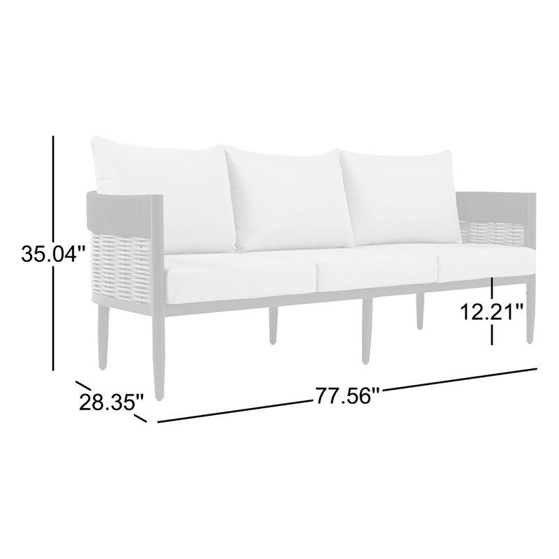 Harrison 3 Seater Sofa, Taupe