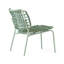 Yo Outdoor Lounge Chair with Woven Seat and Metal Frame-820415237