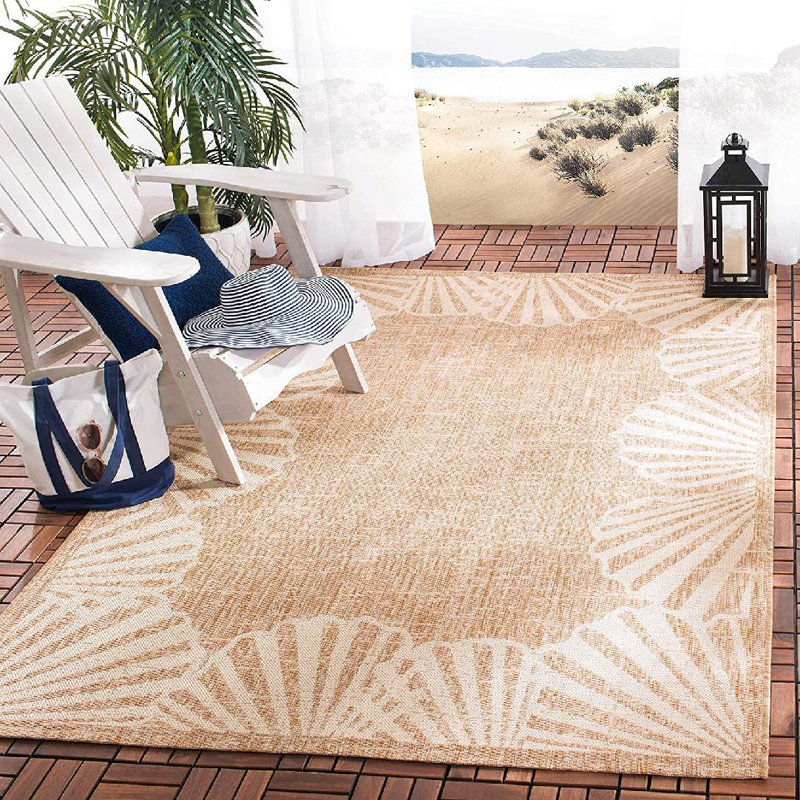 Tapis en polypropylène à motif abstrait tissé à la machine Jasjot