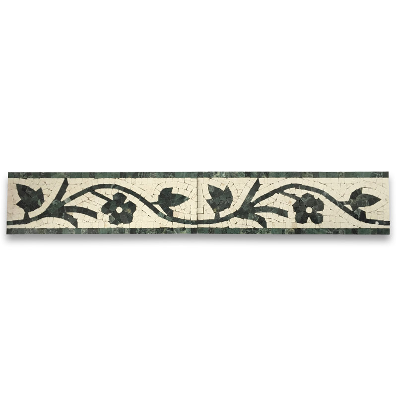 4" x 12" Marble Mosaic Wall & Floor Tile
