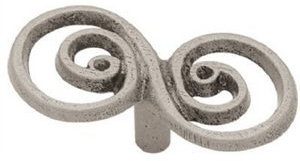 (Paquet de 5) Étain rustique à double tourbillon 2 1/2 po