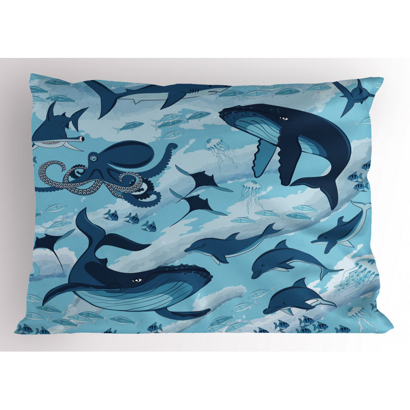 Starfish Polyester Sham Set, King