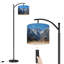 Lampe sur pied à arc avec abat-jour réglable mt Whitney Alabama Hills Desert Lampe sur pied 3 températures de couleur à intensité variable avec mât pour la chambre à coucher