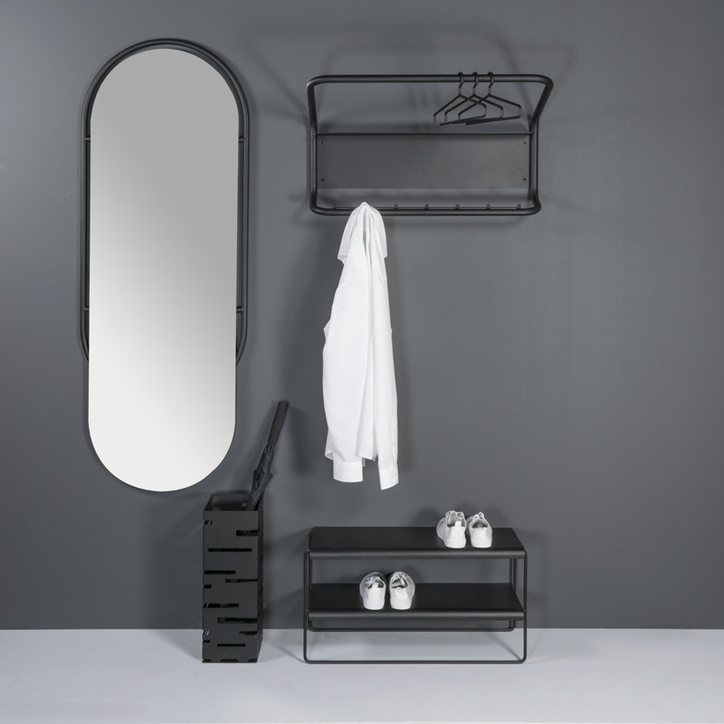 Steel Wall 6 - Hook Coat Rack