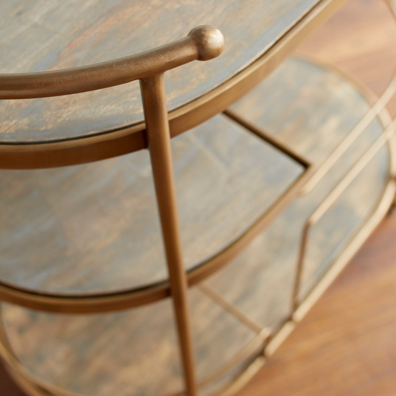 Barcraft Metal Bar Cart