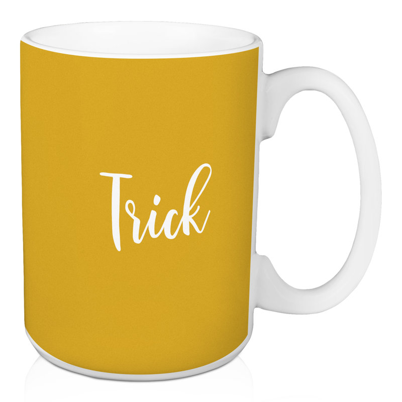 Grande tasse à café astuce Mcneil, Jaune moutarde