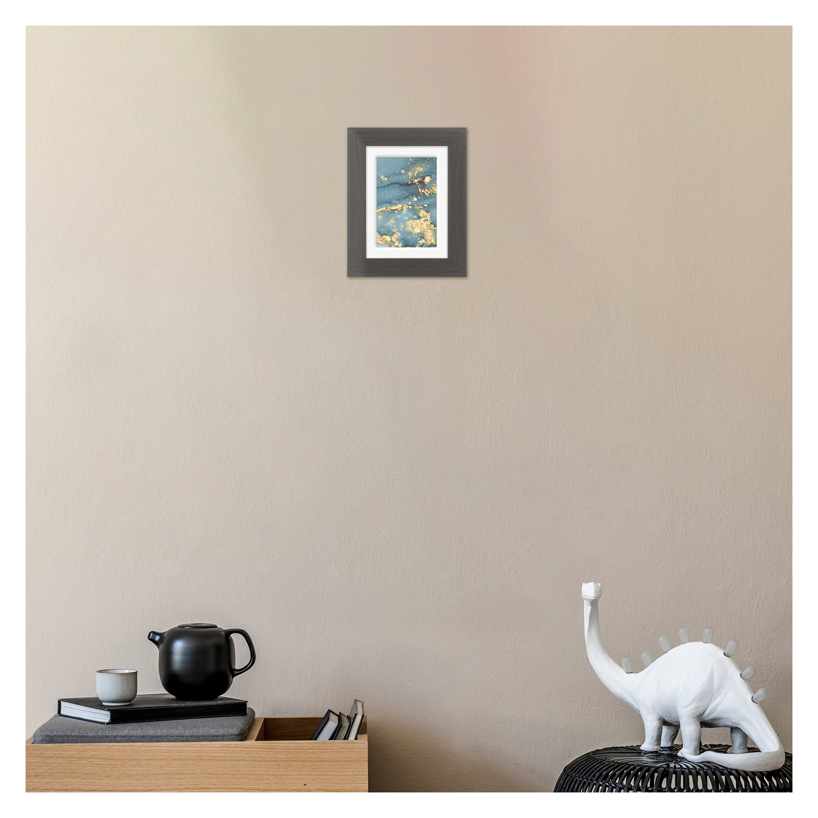 Arkhurst Wood Picture Frame with Mat, Dark Walnut, 4" x 6", 8" x 10"