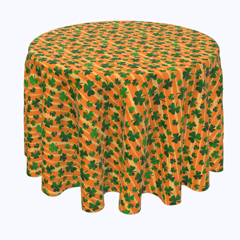 Karah Floral Round Tablecloth, 96" L x 96" W