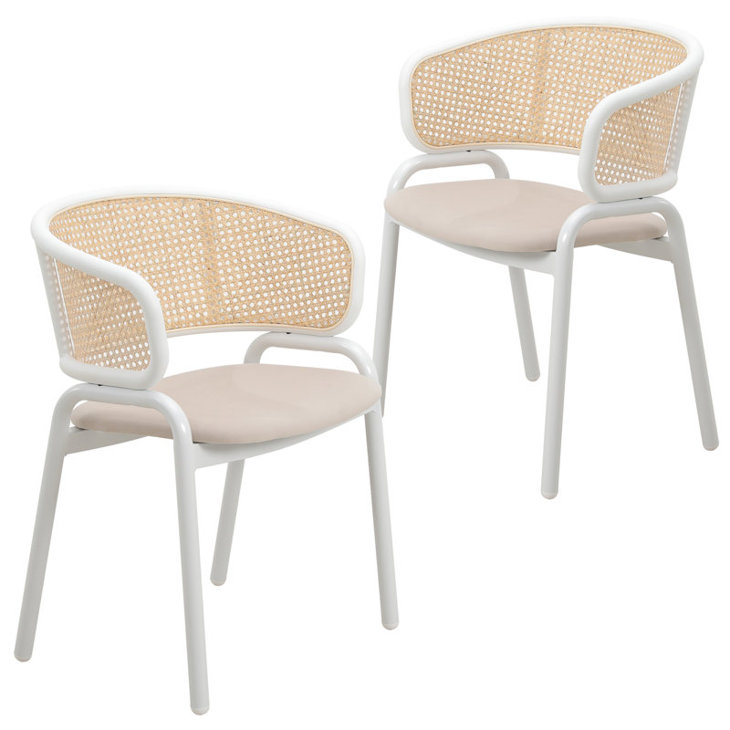 Chaise de salle à manger Daishun Ervilla, Beige