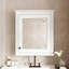 Armoire de rangement de salle de bain murale avec miroir, armoire à pharmacie avec tablette réglable en hauteur, armoire de rangement au-dessus de la toilette-423703885