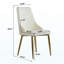 Table de salle à manger 59,05 po Modern White Stone