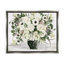 Bb-185-Floater White Blooming Blossoms, reproduction d'art sur toile