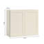 Armoire de cuisine blanche antique avec tablettes réglables l 36 po x H 30 po x P 12 po-814792621-814792637