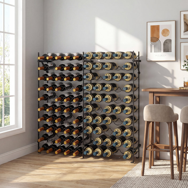 Standard Wine Bottle Rack Black