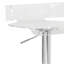 Tabouret réglable pivotant avec finition chromée Rania-1124660121