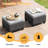Batey 2-Person Patio Seating Group with Wicker Cushion Chairs and Ottomans-24255778