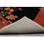Tapis multicolore touffeté à la main à motif floral chinois de style oriental art déco-1504520262