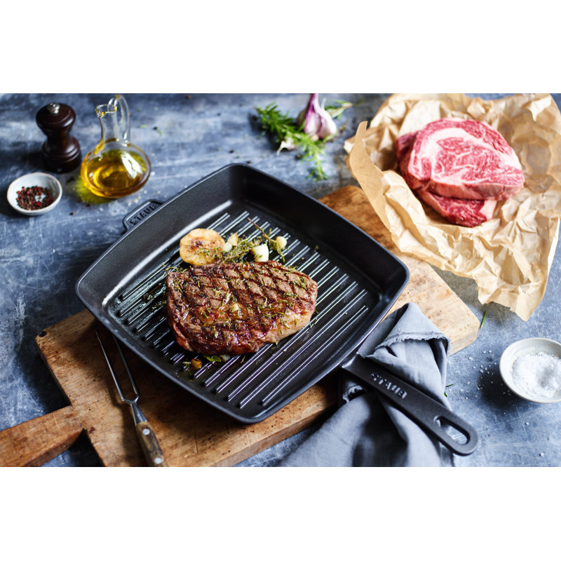 STAUB Grill Pan, 30cm, Black
