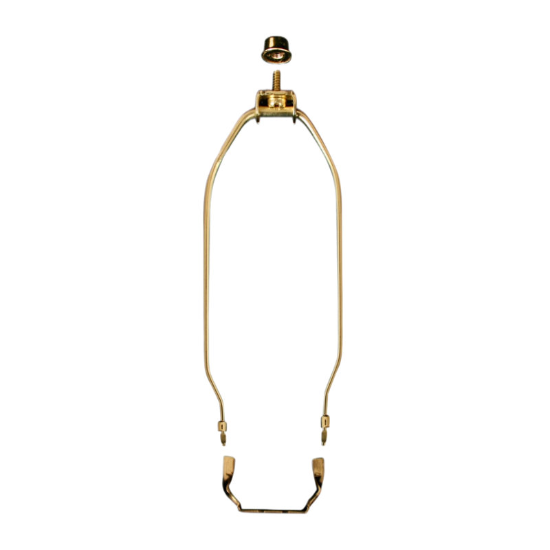 Faîteau de lampe harpe lourd, H 8,5 po x l 3,5 po x P 0,38 po