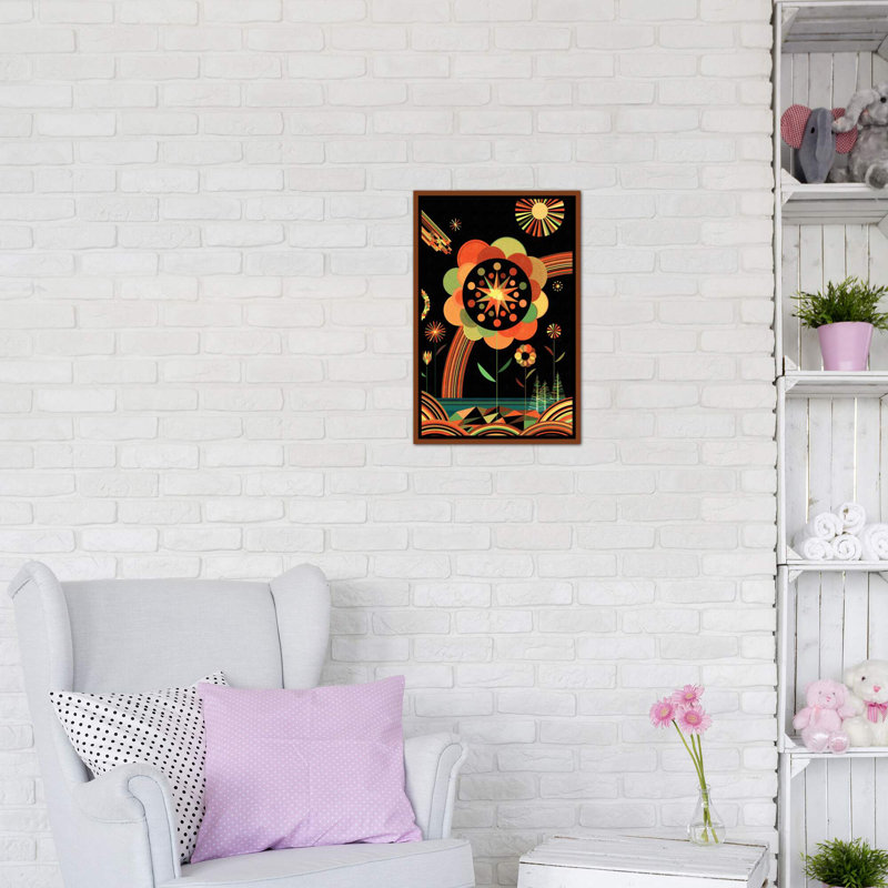 Art sur toile Joyscape, H 26 po x l 18 po x 1,5 po, Toile classique avec cadre brun