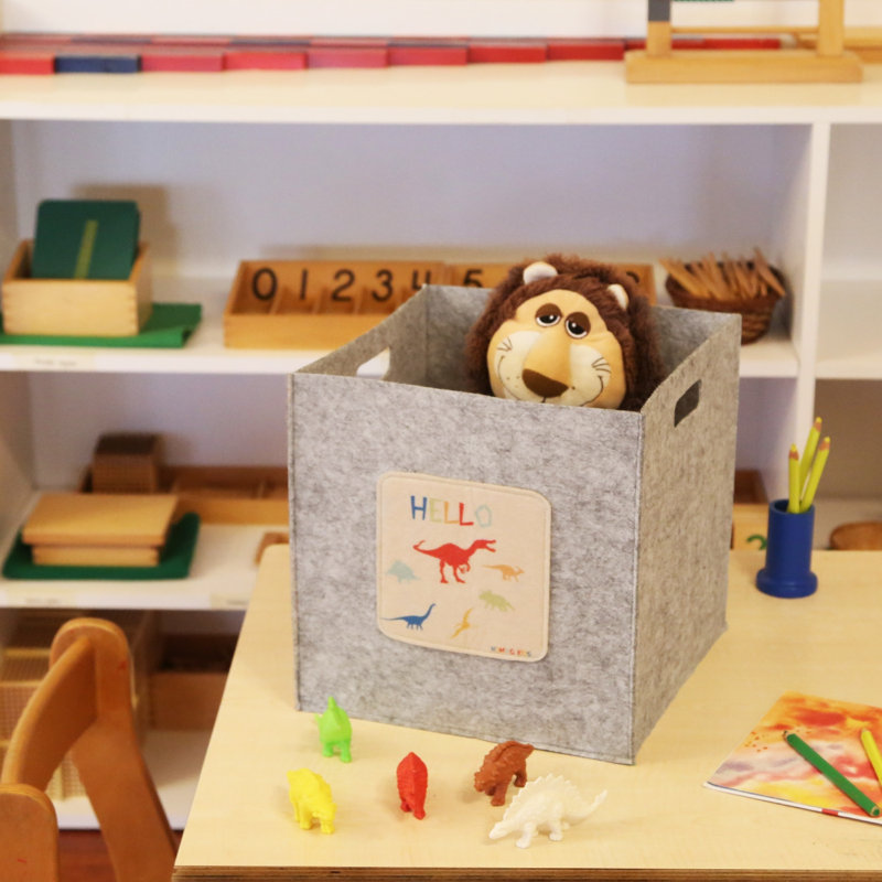 Stylish Gray Felt Storage Basket, 11.8 x 11.8 x 12.6 inches | 100% Eco-Friendly Felt | Perfect for Organizing Home, Office, or Nursery | Soft, Durable Design for Toys, Laundry, and More