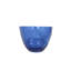 Baignoire autoportante ovale bleue transparente de 64 pouces, ergonomique pour le confort de la salle de bain.