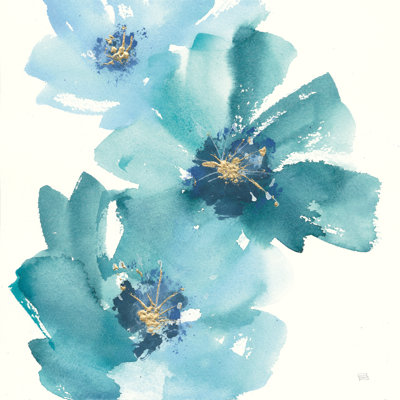 " Teal Cosmos IV " by Chris Paschke Painting Print