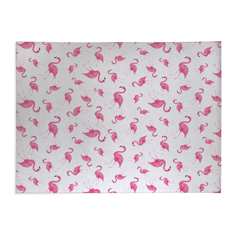 Summer Flamingo Outdoor Rug