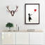 Girl with Red Balloon by Banksy - Picture Frame Graphic Art Print on MDF-55732974-55732973