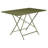 Metal Folding Outdoor Dining Table With Umbrella Hole , in. W in. D-84322318-86803417