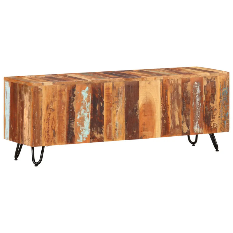 Kiawah Unfinished TV Stand, Brown