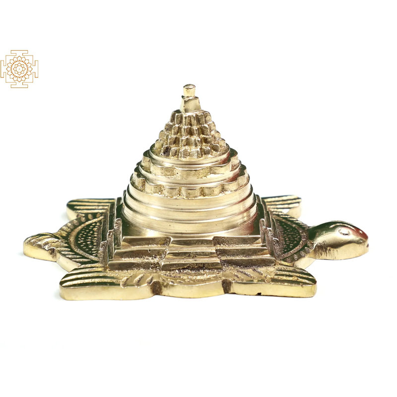 Shri Yantra sur une tortue