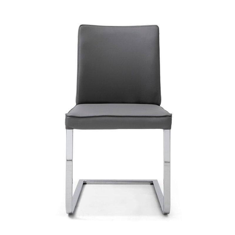Chaise d'appoint rembourré, Gris