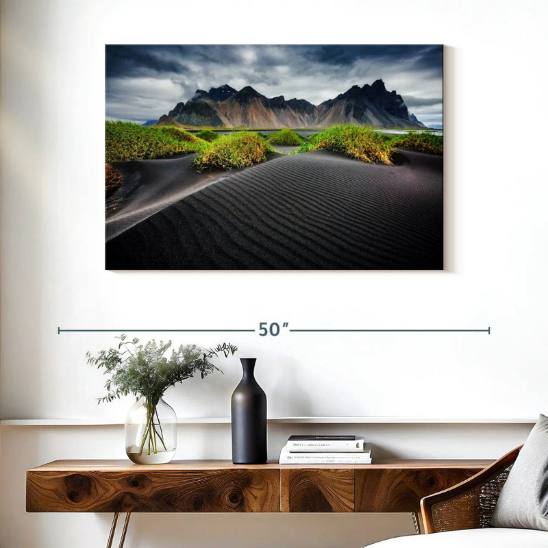 Alvord Iceland's Batman Mountain, 26" H x 39" W