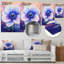 «Aqua Shimmering Serenade Of Anemone III», coquelicots, impression sur métal-948399038