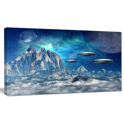 " Blue Alien Planet "