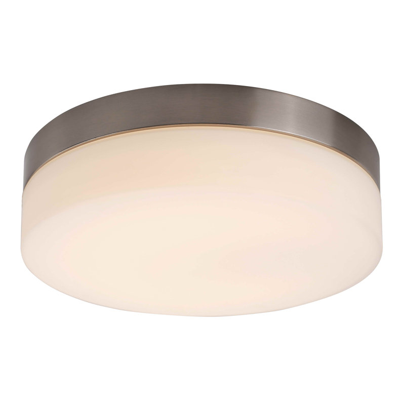 Plafonnier encastré simple à 1 lumière DEL Ventanna, H 4 po x l 11 po x P 11 po