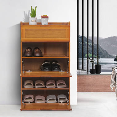 https://assets.wfcdn.com/im/54875610/resize-h380-w380%5Ecompr-r70/2105/210505156/15+Pair+Shoe+Storage+Cabinet+5+Layers+Wood+Shelf+With+Flip+Drawers+Tabletop.jpg