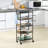 5 Tier Utility Rolling Cart(No Include Stool)