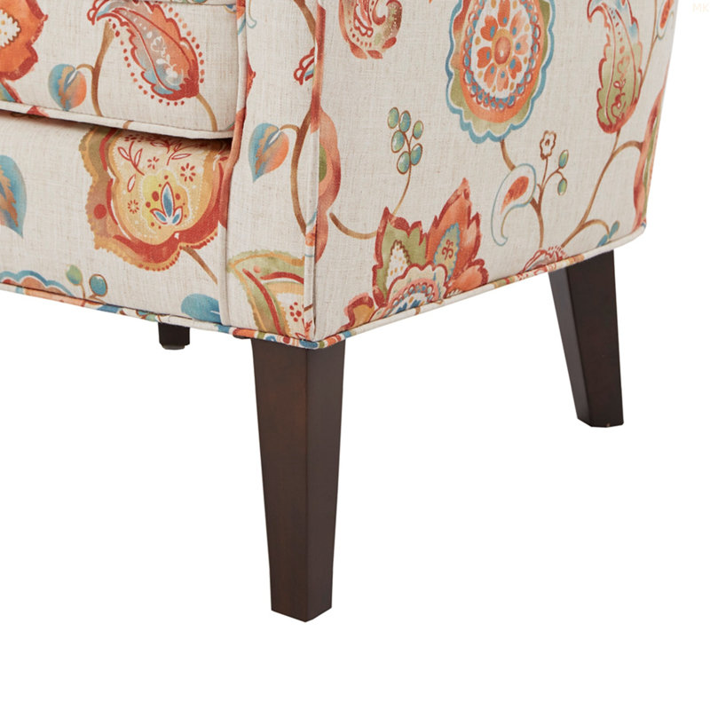 Chaise d'appoint Colette, finition bois marocain