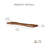 Curved Edge Mid Century Modern Mango Wood Floating Shelf
