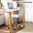 Modern Ergonomic Adjustable Height Armless Task Office Chair with Mid Back-418340075
