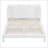 Queen Size Murphy Bed With Large Drawers, White