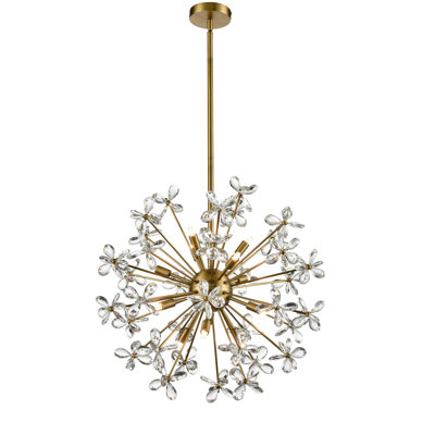 Lustre globe unique à 8 lumières Lionel