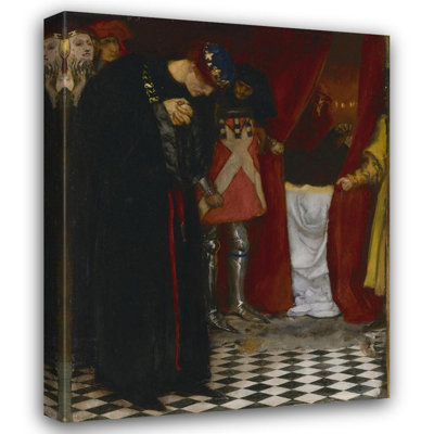 "Viens ici, Gracieux Souverain, Voyez ce corps", King Henry Vi, Part Ii, Act Iii, Scène Ii "par Edwin Austin Abbey - Art sur toile tendue avec châssis