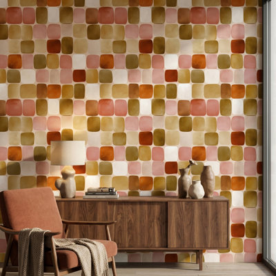 Papier peint moderne Mid-Century
