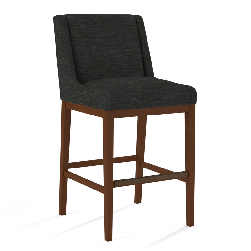 Upholstered Stool, 61558-61, English Saddle