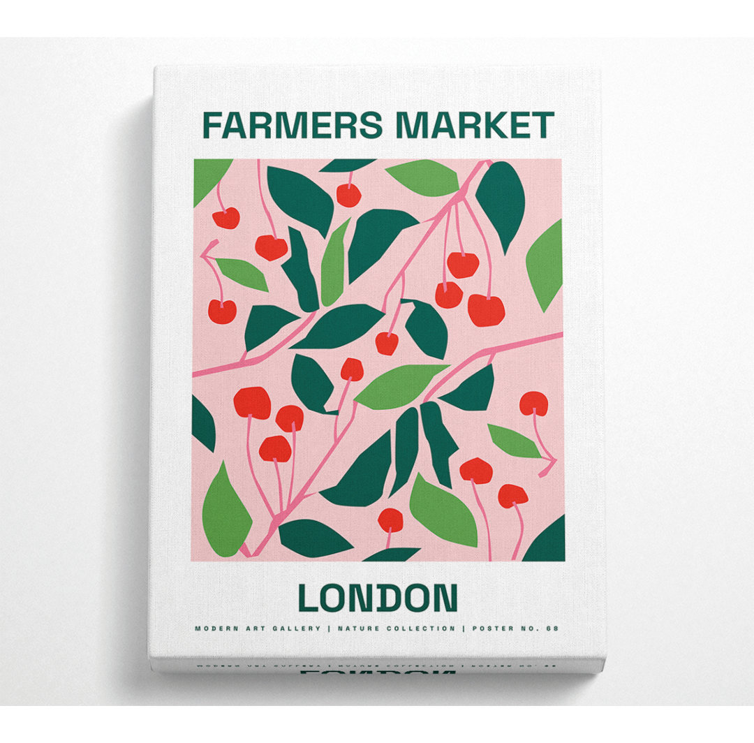 Farmers Market London Leinwand Kunstdruck